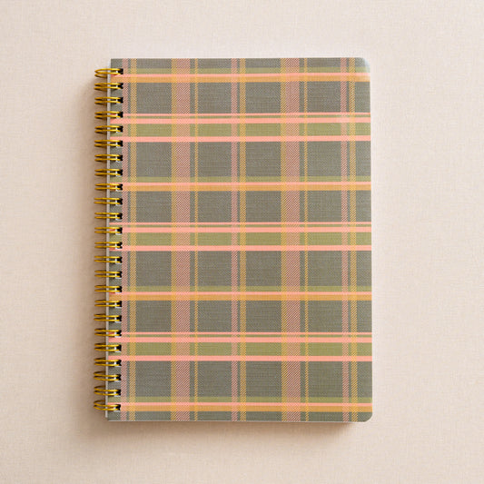 Forest Flannel Spiral Notebook