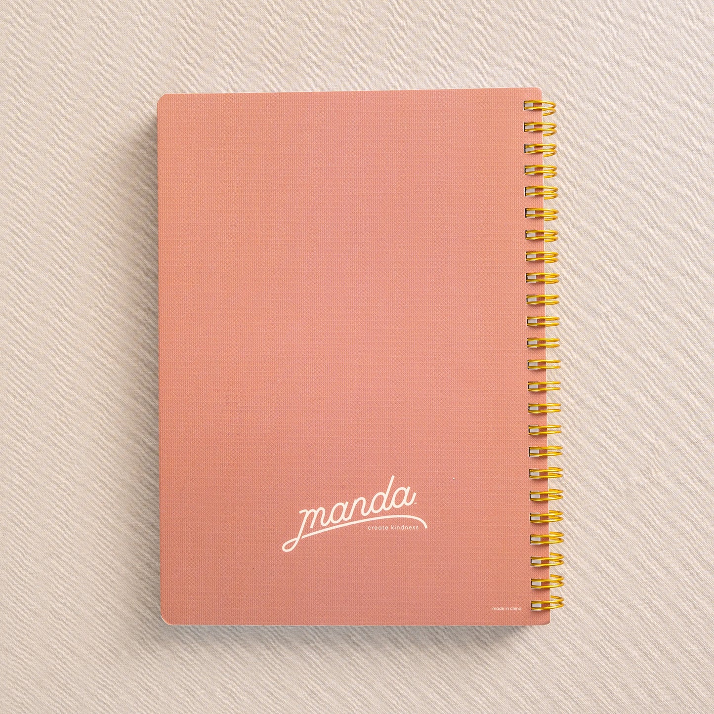 Pink Meadow Spiral Notebook