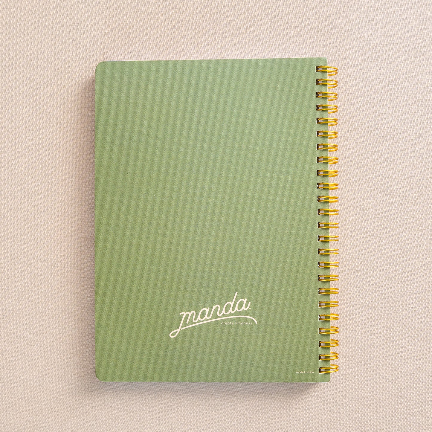 Sweet Pea Garden Spiral Notebook