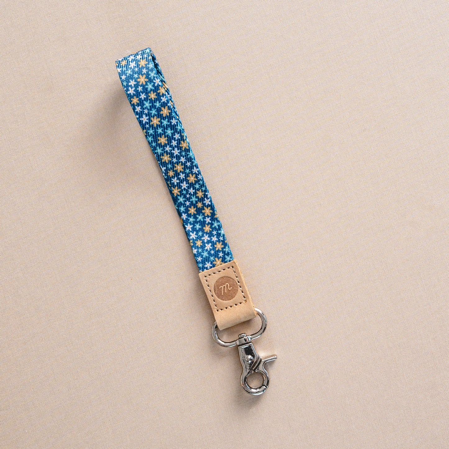 Blue Jean Garden Wrist Lanyard