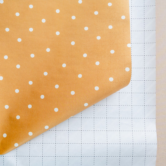 Honey Polka Dot Wrapping Sheets