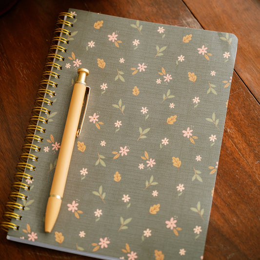 Forest Floral Spiral Notebook